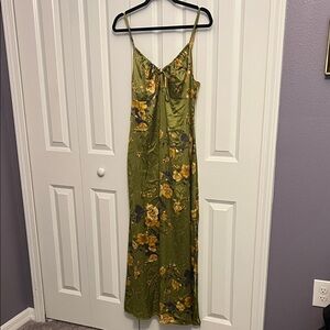 SHEIN Olive Floral Dress